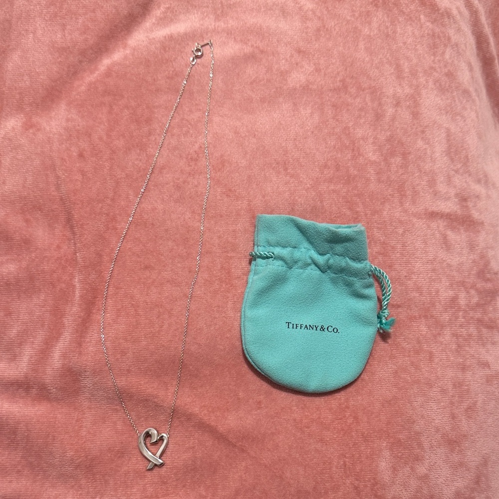 Tiffany & Co. Paloma Picasso Loving Heart Large Pendant Necklace